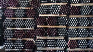 Screw injection piles in stock