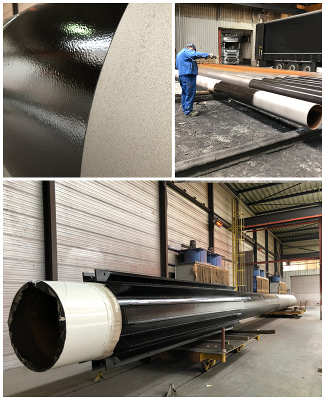 Steel Pipes For A Floating Jetty In Scheveningen Solines