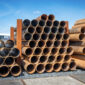 Steel pipes Ø 406.4 x 8.80 mm