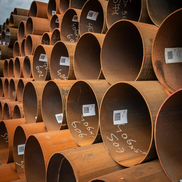 Steel tubes Ø 406.4 x 5.60 mm | Over 400 meters available