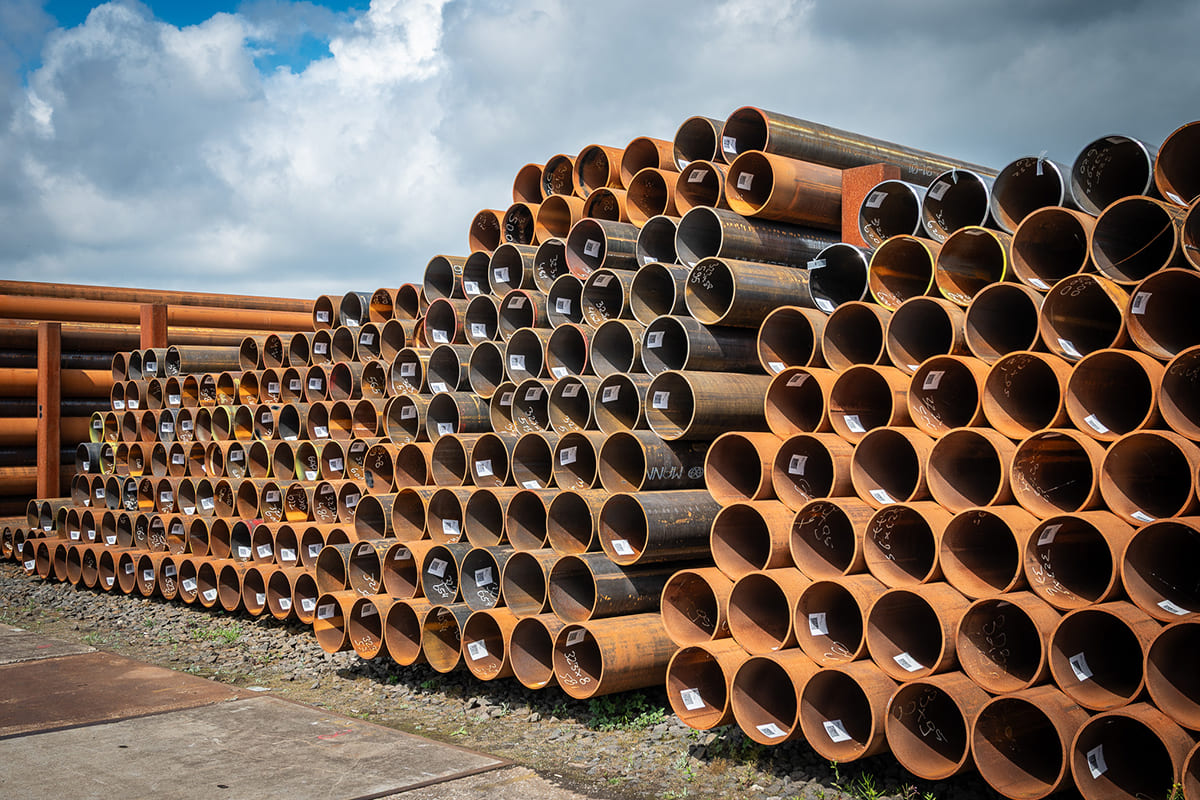 Foundation tubes Ø 323.9 x 8.80 mm