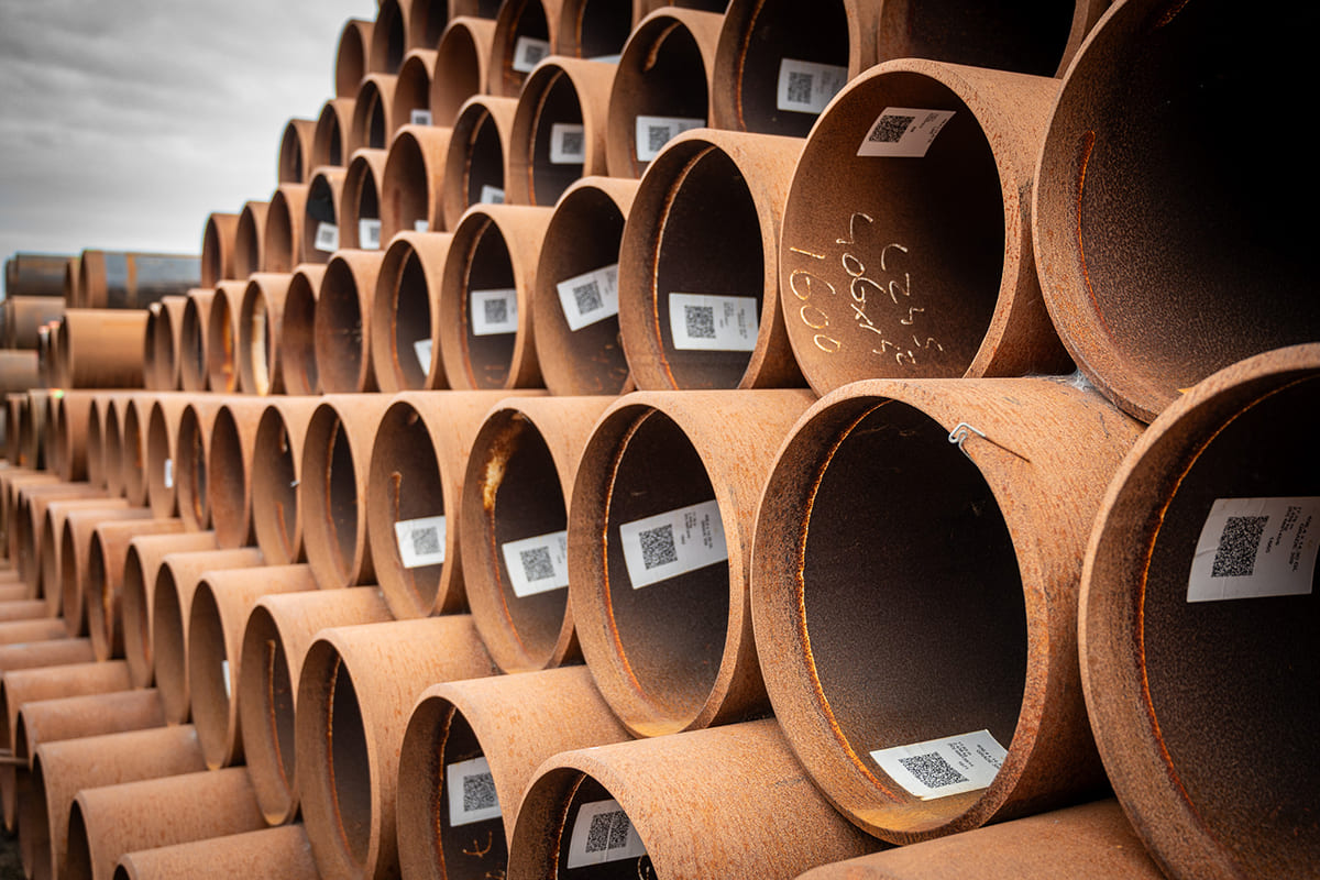 Construction tubes Ø 406,4 x 14,30 millimeters