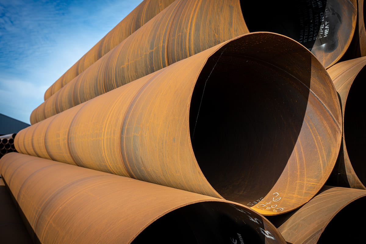 Spiral welded pipe Ø 813,0 x 6,30 millimeters