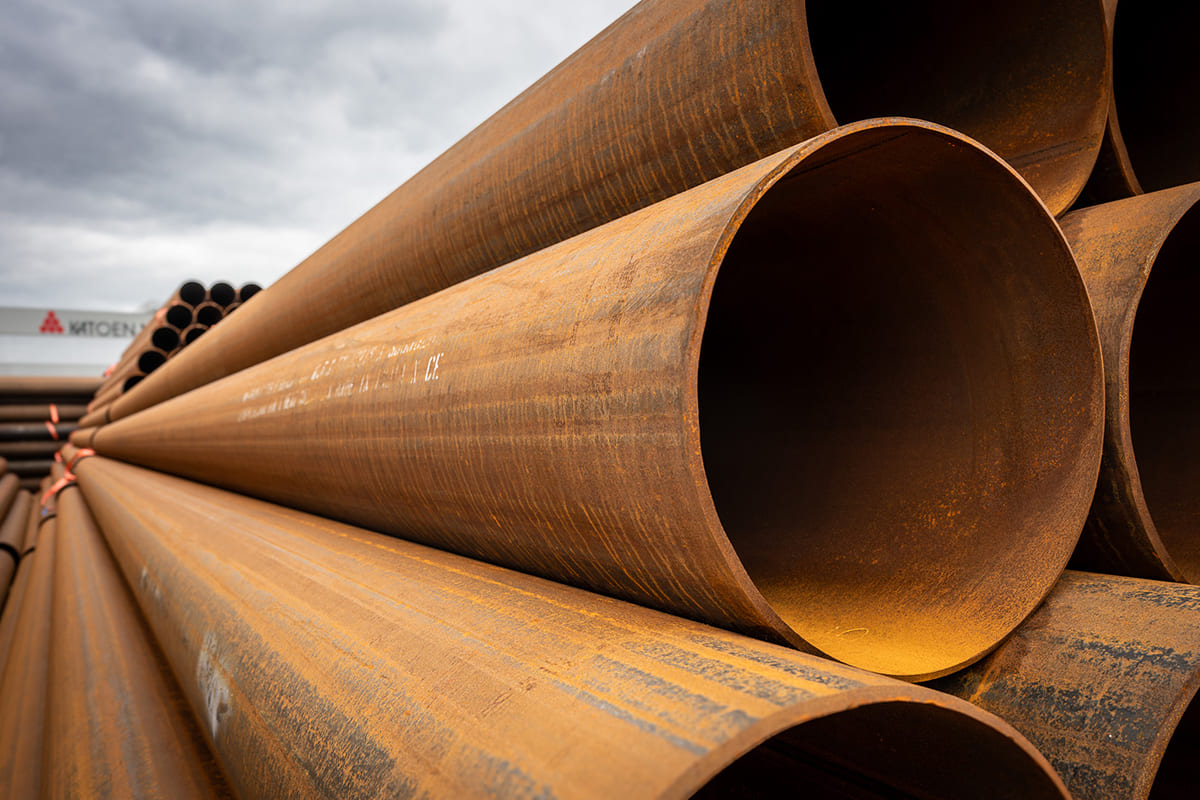 Steel tube Ø 355.6 x 6.35 millimeters