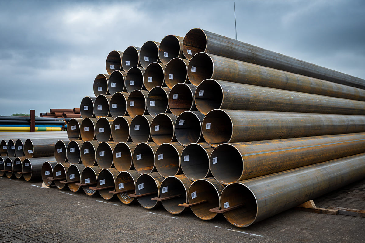 Foundation piles diameter 508 mm