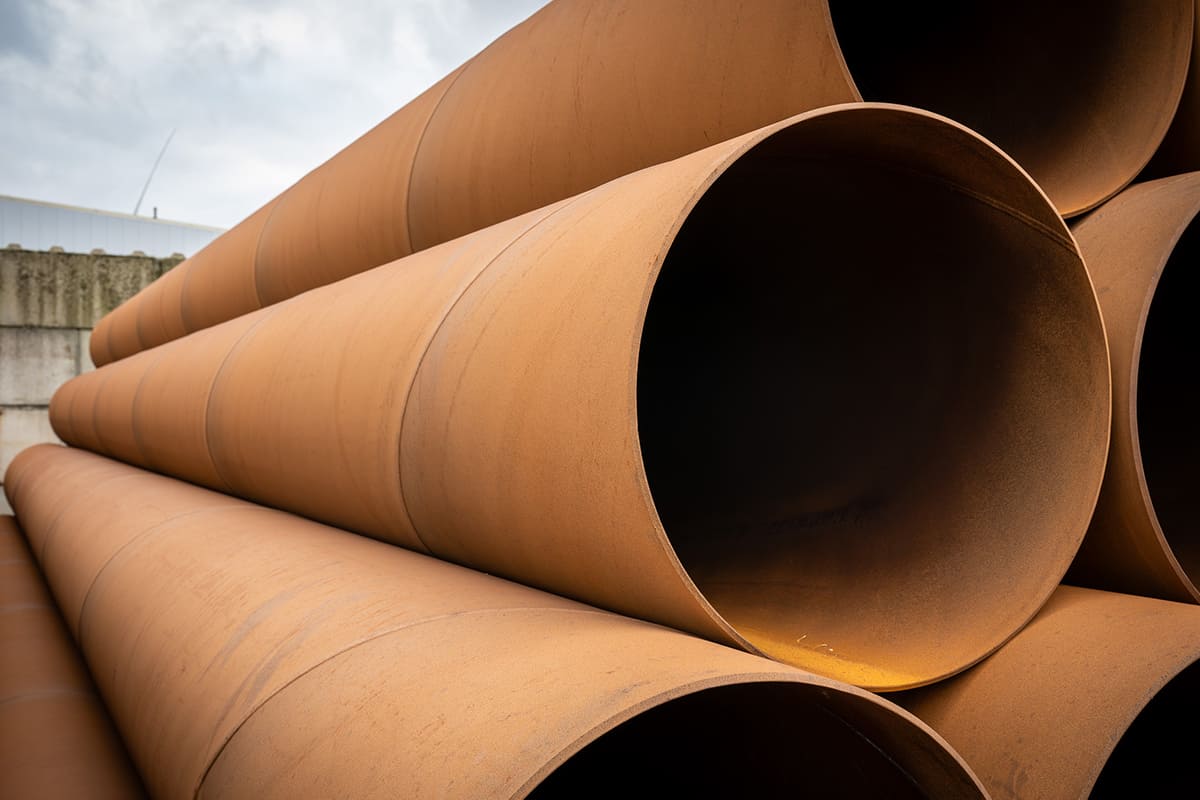 Spiral welded tube Ø 711,0 x 8,00 millimeters